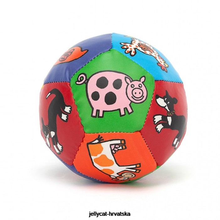 Jellycat farm tails boing lopta višebojna 752 igračka