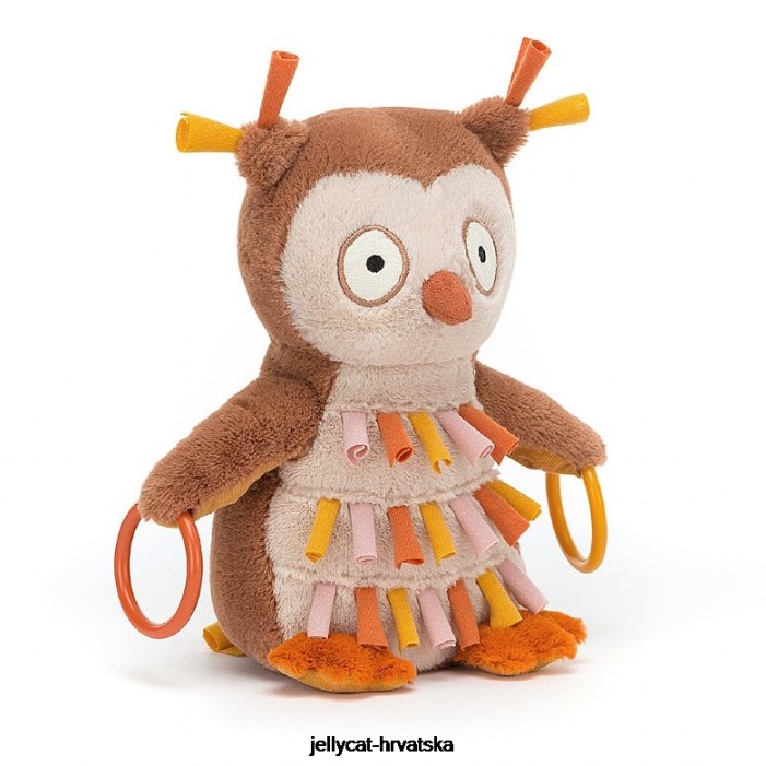 Jellycat happihoop sova višebojna 717 igračka