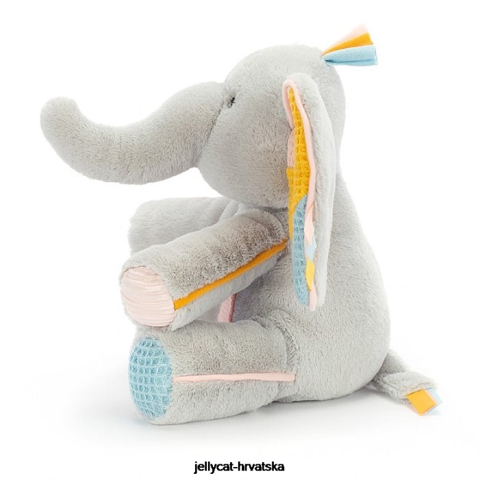 Jellycat peek-a-boo elly aktivnost igračka plava 713 igračka
