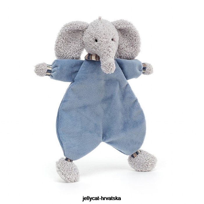 Jellycat lingley slon duda siva 701 igračka