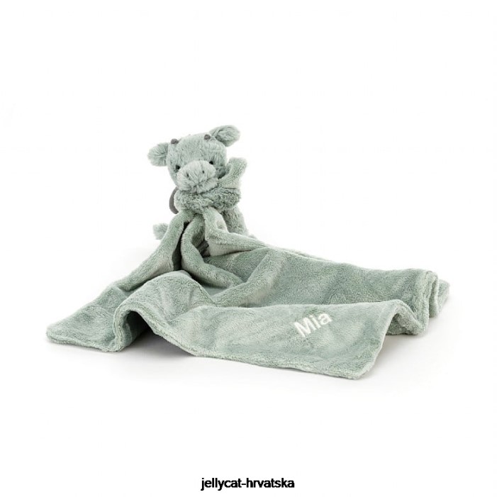 Jellycat personalizirana duda sramežljivi zmaj zelena 488 igračka