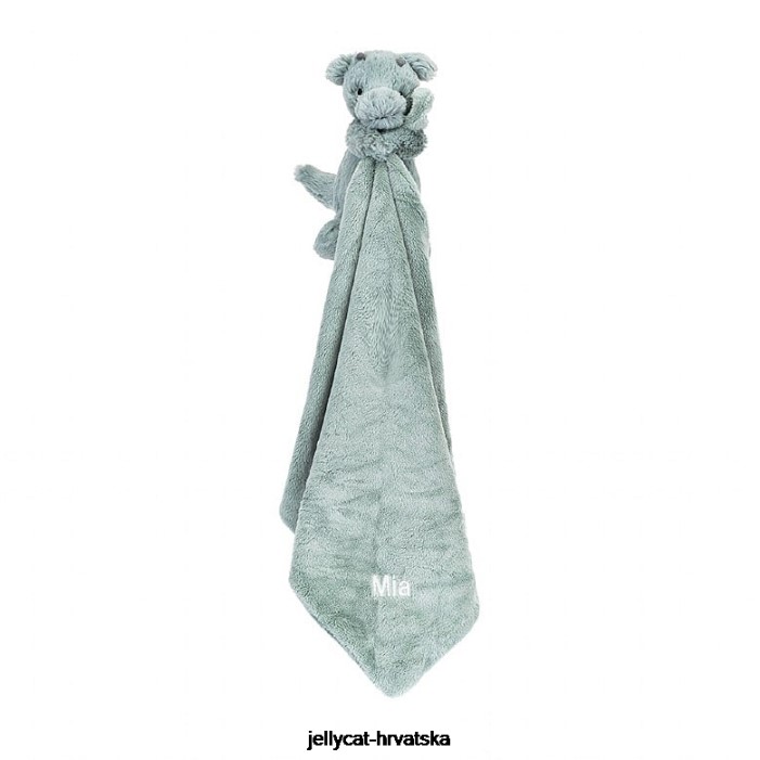 Jellycat personalizirana duda sramežljivi zmaj zelena 488 igračka