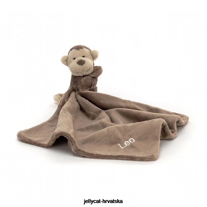 Jellycat personalizirana sramežljiva majmunska duda smeđa 400 igračka
