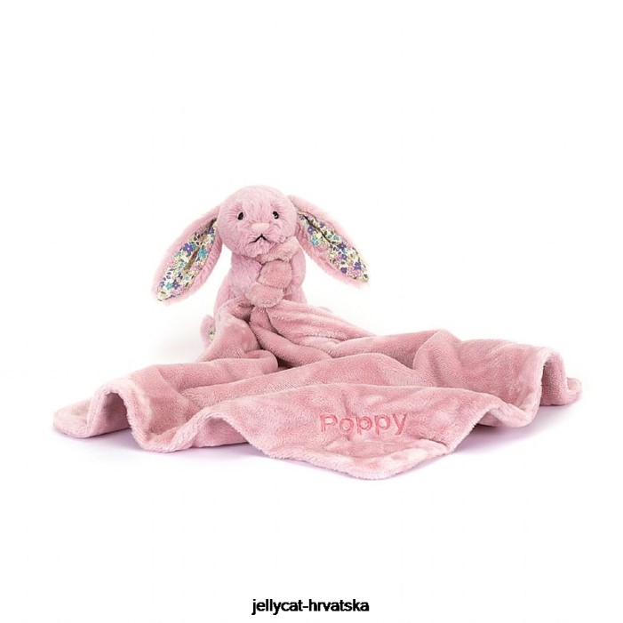 Jellycat personalizirani cvijet tulipan duda zeko ružičasta 328 igračka