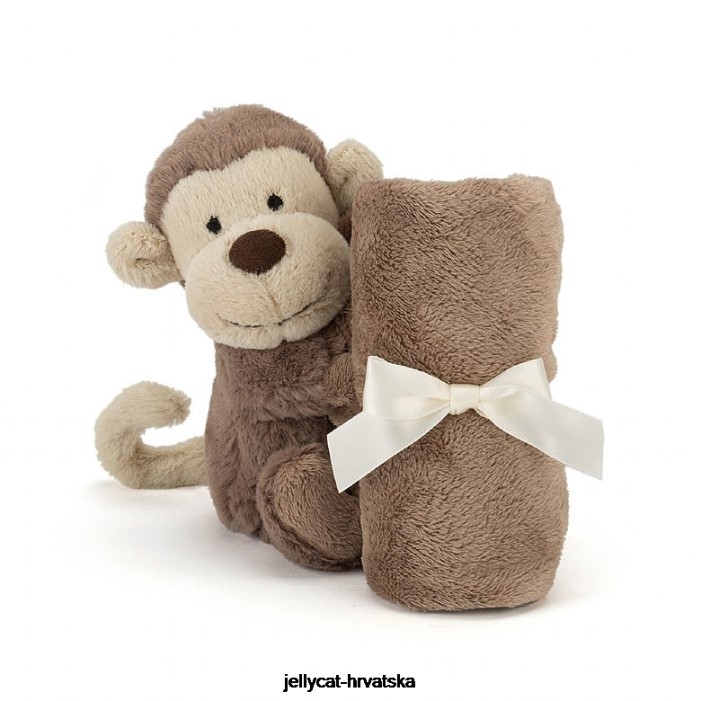 Jellycat sramežljiv majmun duda smeđa 653 igračka