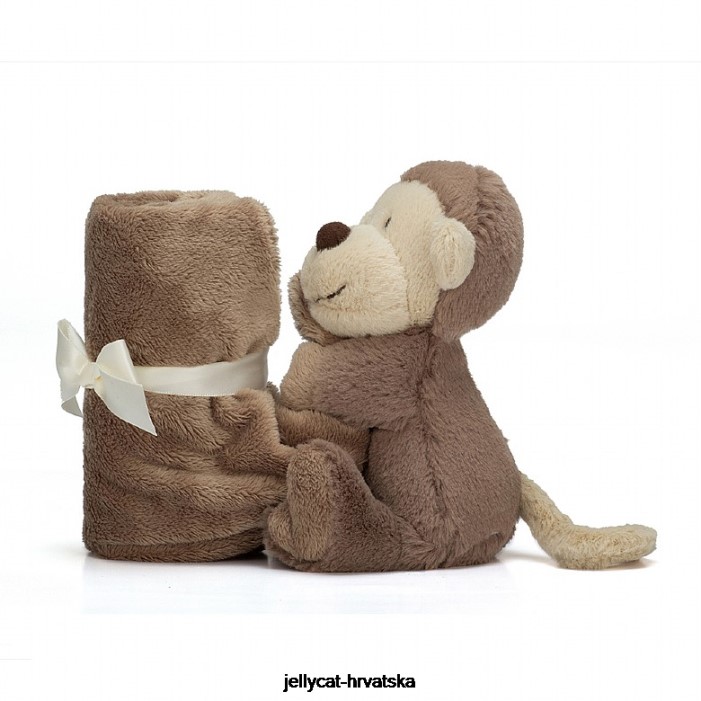 Jellycat sramežljiv majmun duda smeđa 653 igračka