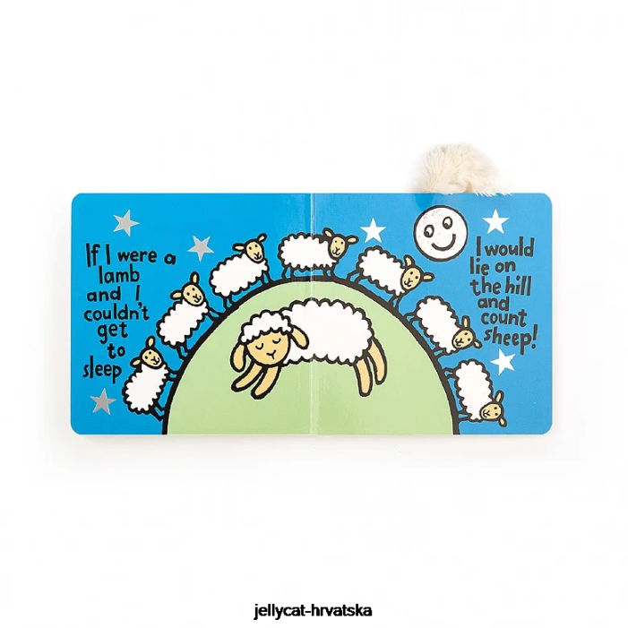 Jellycat ako sam ja janje knjiga višebojna 763 knjiga