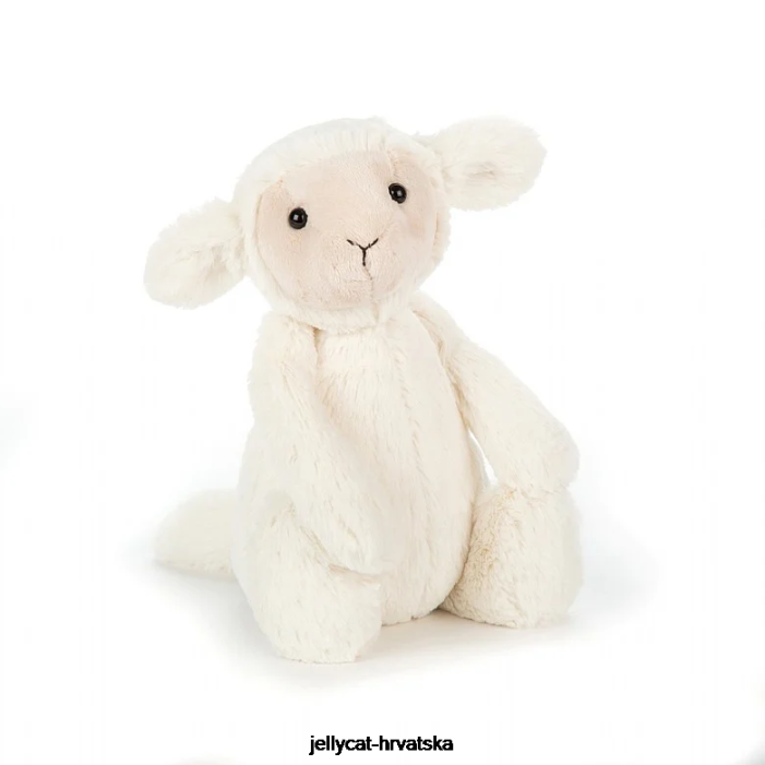 Jellycat da sam janjeća knjiga i sramežljiva janjeća krema 735 knjiga