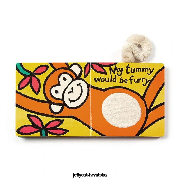 Jellycat da sam majmun knjiga i sramežljivi majmun smeđi 724 knjiga