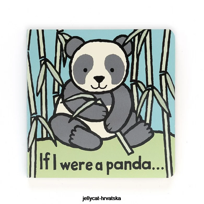 Jellycat da sam panda knjiga višebojna 777 knjiga