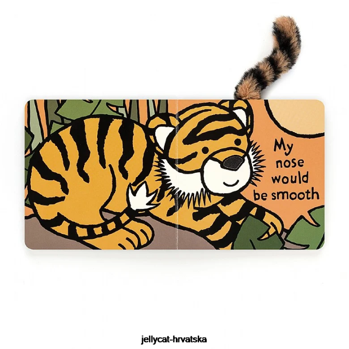 Jellycat da sam tigar knjiga i sramežljivi tigar višebojni 786 knjiga