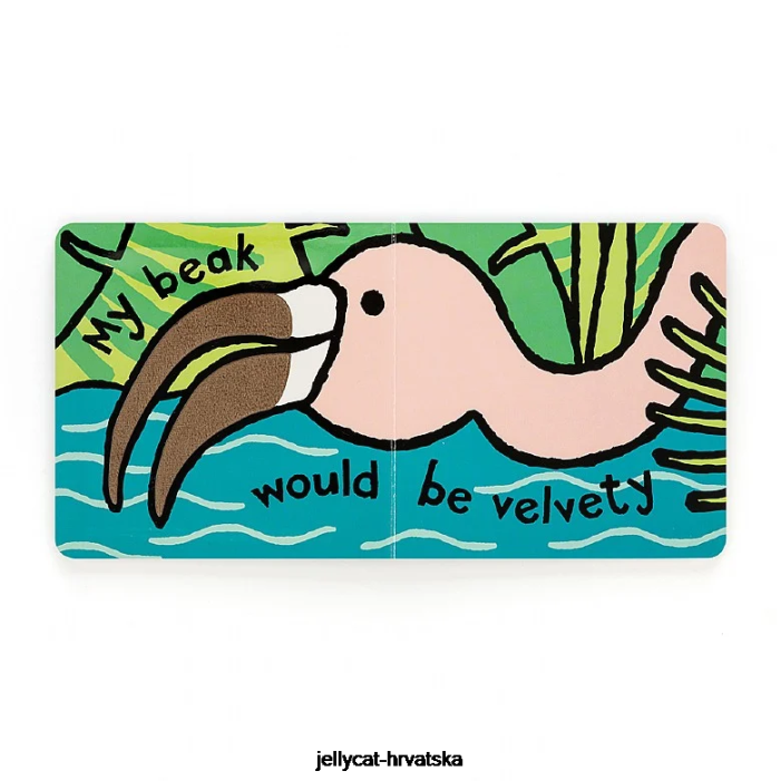 Jellycat kad bih bio flamingo knjiga višebojna 788 knjiga
