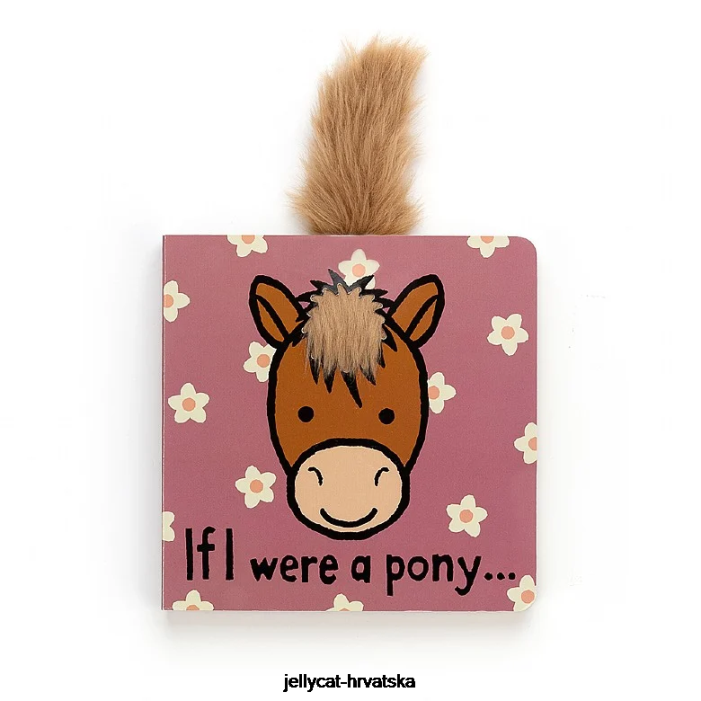 Jellycat kad bih bio poni knjiga višebojna 707 knjiga