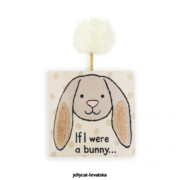 Jellycat kad bih bio zeko knjiga i sramežljivi zeko bež 711 knjiga