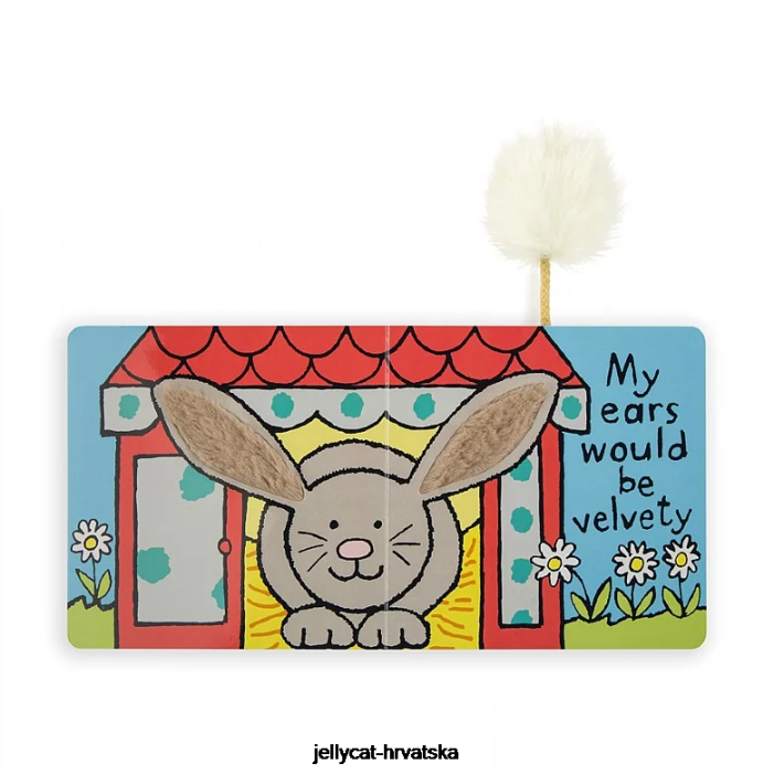 Jellycat kad bih bio zeko knjiga i sramežljivi zeko bež 711 knjiga