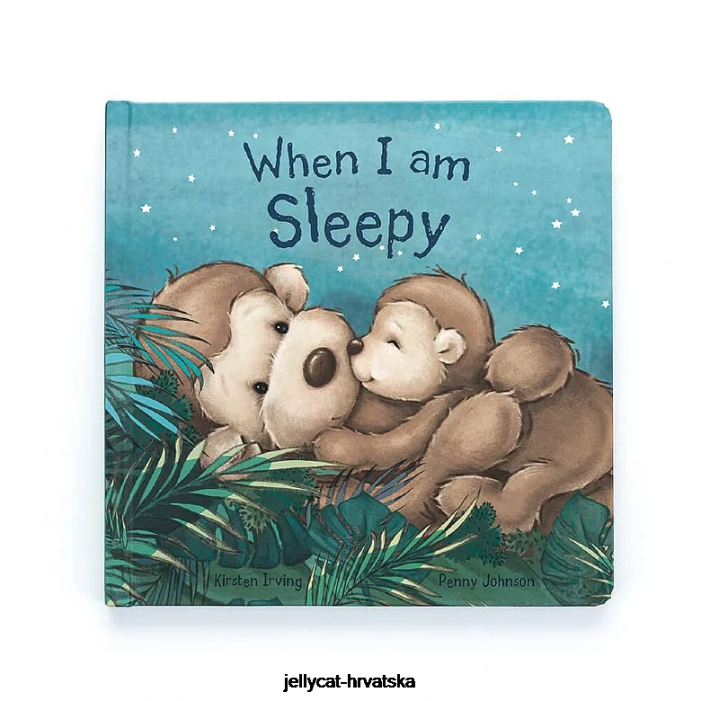 Jellycat kad sam pospan knjiga višebojna 728 knjiga
