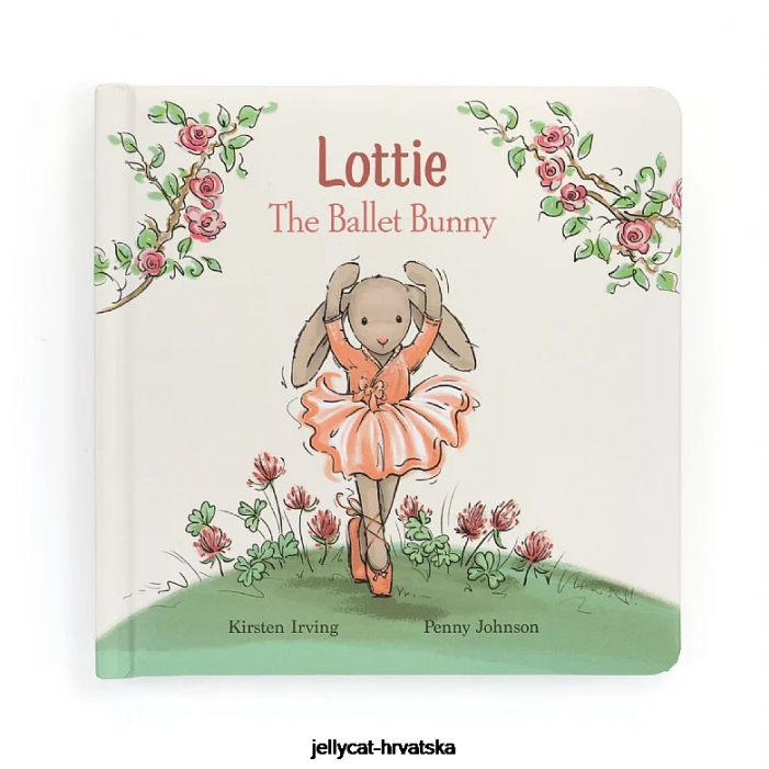 Jellycat knjiga o baletnom zecu lottie u više boja 741 knjiga