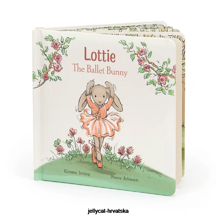 Jellycat knjiga o baletnom zecu lottie u više boja 741 knjiga