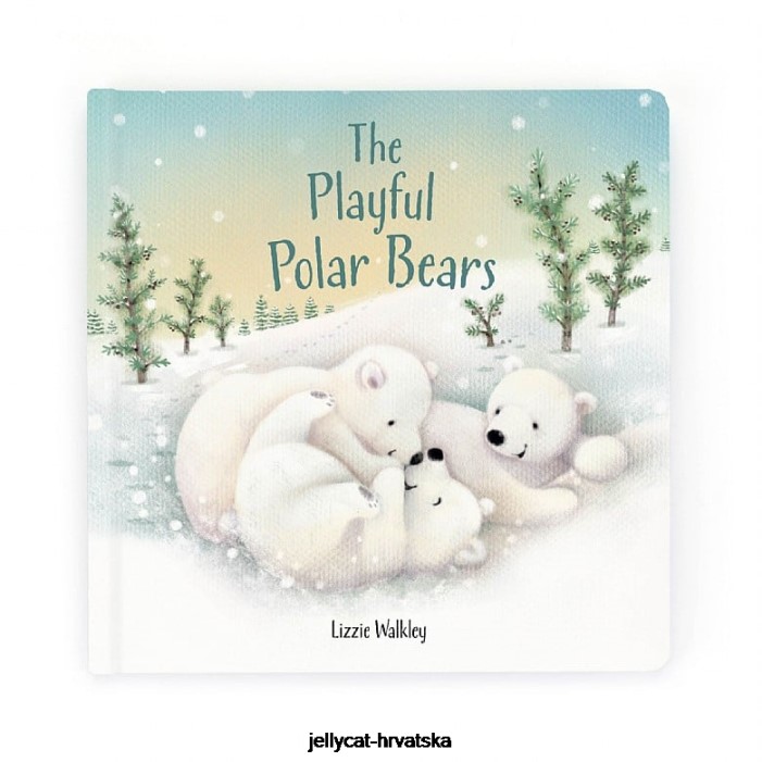 Jellycat knjiga razigranih polarnih medvjeda u više boja 295 knjiga