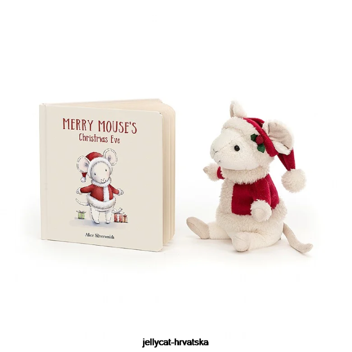 Jellycat knjiga veselog miša i krema veselog miša 278 knjiga