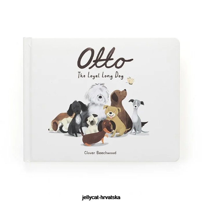Jellycat otto odani dugi pas knjiga u više boja 799 knjiga