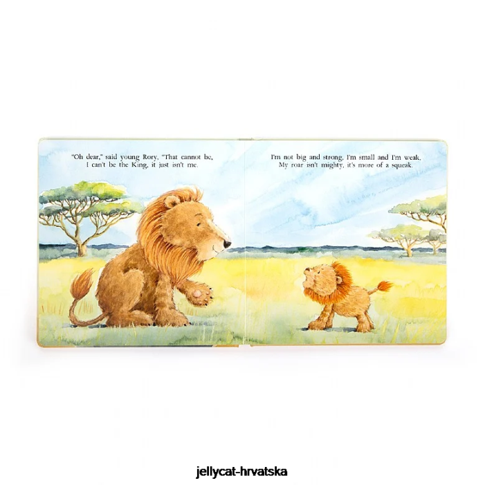 Jellycat vrlo hrabri lav knjiga i fuddlewuddle lion tan 692 knjiga