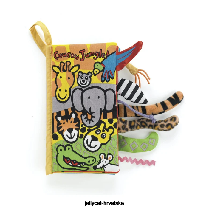 Jellycat coucou džungla livre višebojan 785 knjiga