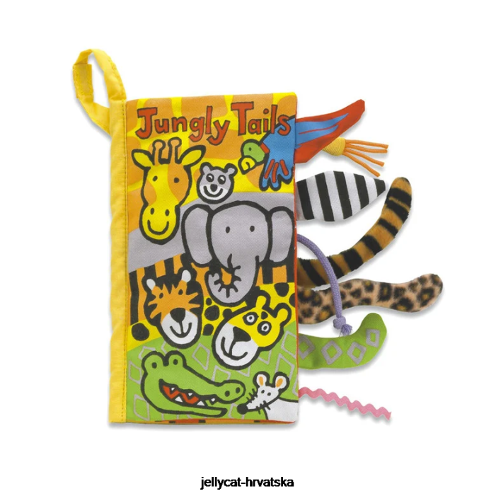 Jellycat jungly tails knjiga u više boja 754 knjiga