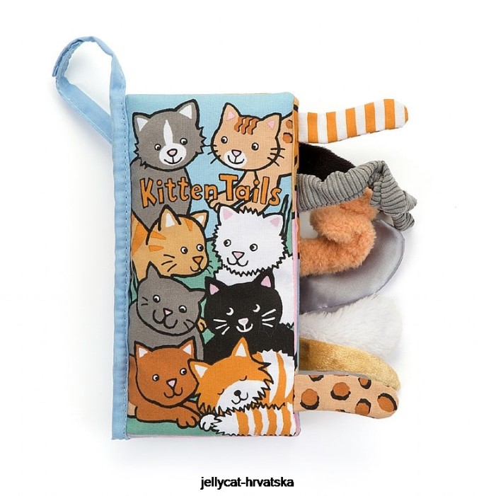 Jellycat kitten tails knjiga aktivnosti višebojna 739 knjiga