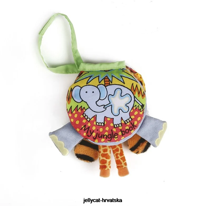 Jellycat moja knjiga o džungli višebojna 755 knjiga