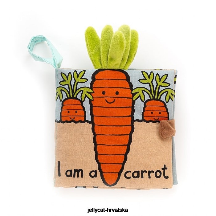 Jellycat mrkva knjiga višebojna 772 knjiga