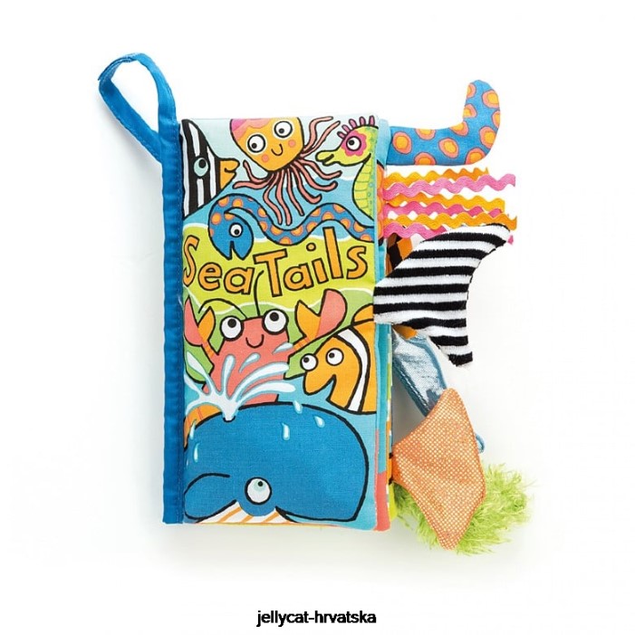 Jellycat sea ​​tails knjiga višebojna 753 knjiga