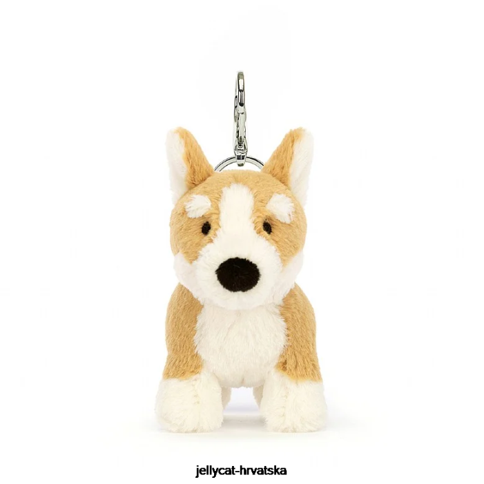 Jellycat betty corgi bag šarm med 84 oprema