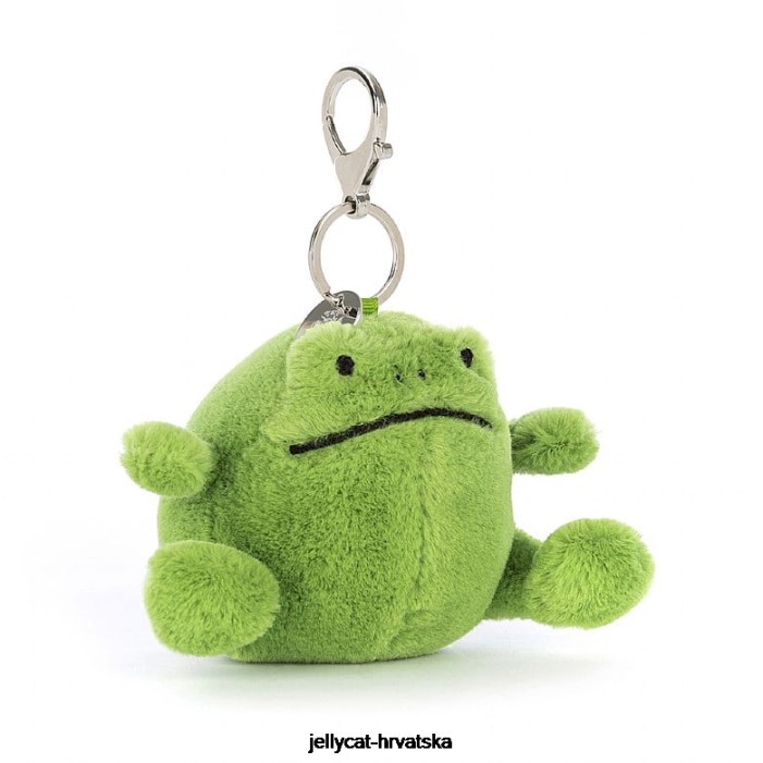 Jellycat ricky kišna žaba torba šarm zelena 358 oprema