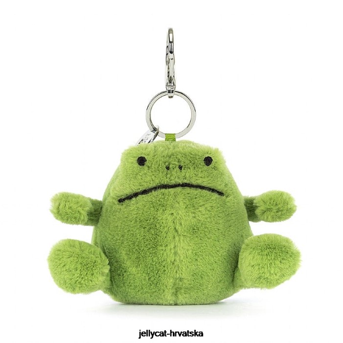 Jellycat ricky kišna žaba torba šarm zelena 358 oprema