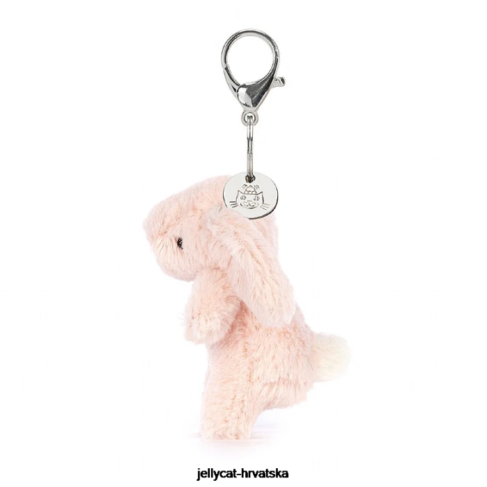 Jellycat sramežljivo rumenilo bunny bag šarm breskva 613 oprema