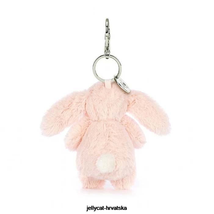 Jellycat sramežljivo rumenilo bunny bag šarm breskva 613 oprema