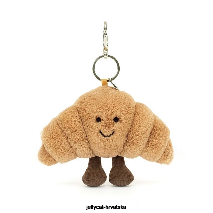 Jellycat zabavna torba za kroasane šarm bež 17 oprema