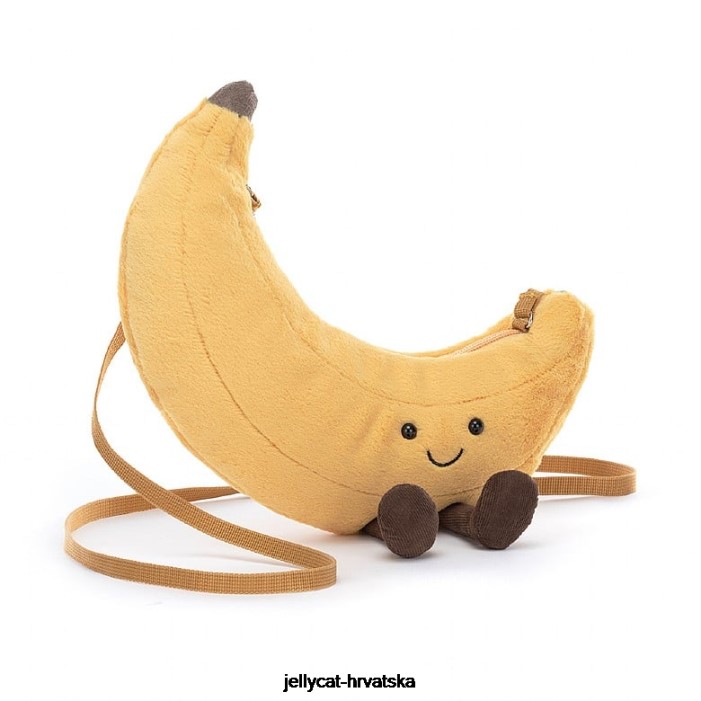 Jellycat zabavna banana torba žuta 306 vrećica