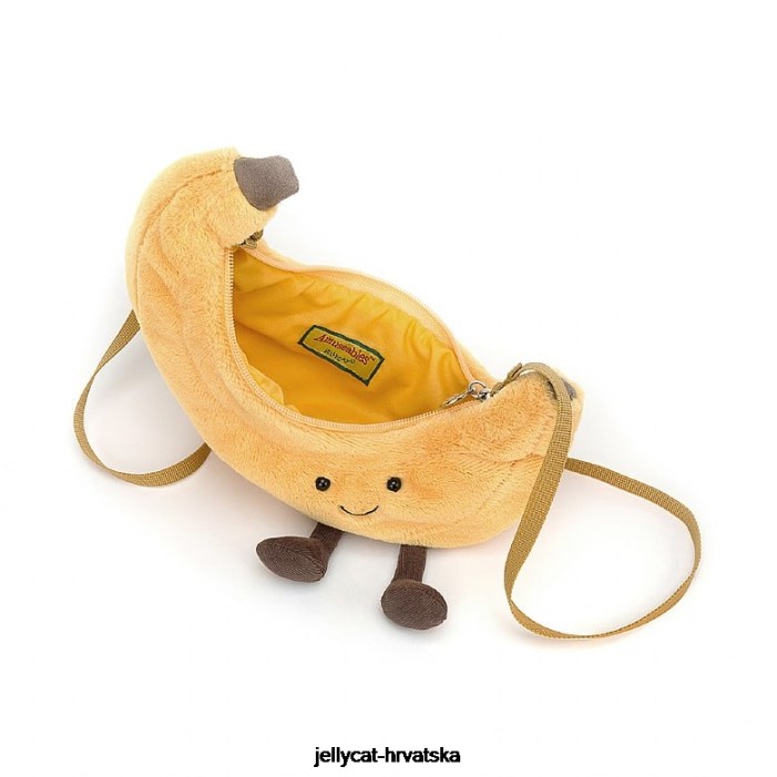 Jellycat zabavna banana torba žuta 306 vrećica