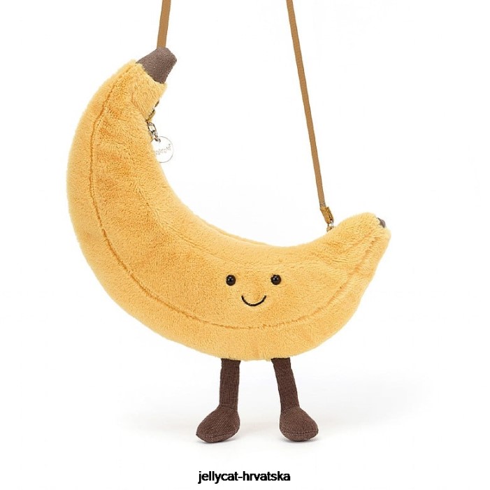Jellycat zabavna banana torba žuta 306 vrećica
