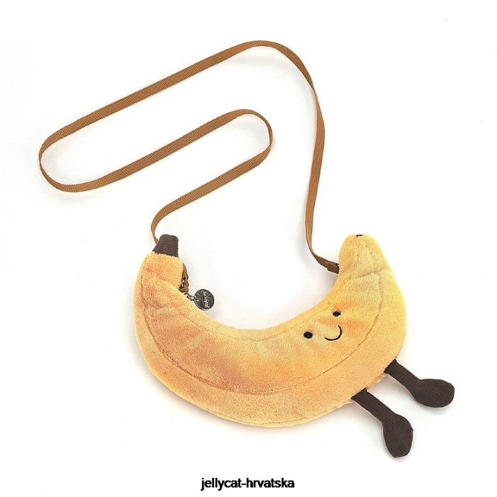 Jellycat zabavna banana torba žuta 306 vrećica