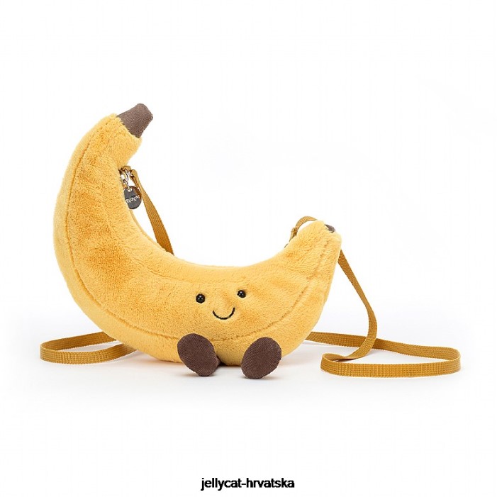 Jellycat zabavna banana torba žuta 306 vrećica
