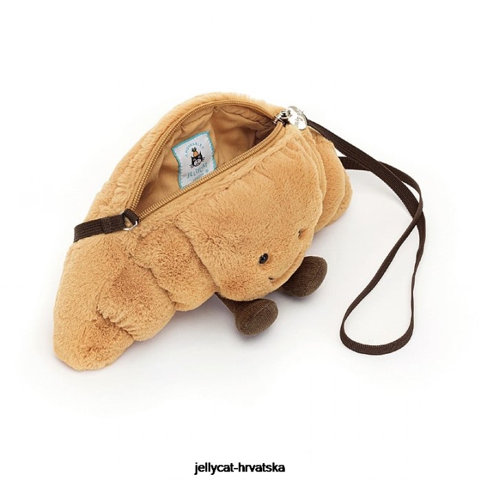 Jellycat zabavna torba za kroasane bež 65 vrećica