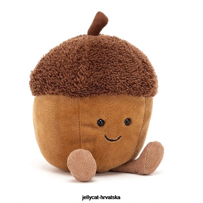 Jellycat amuseable acorn brown 575 igračka
