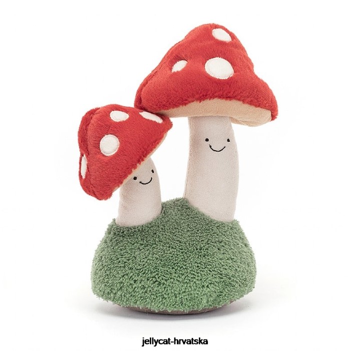 Jellycat zabavan par višebojnih žabokrečina 604 igračka