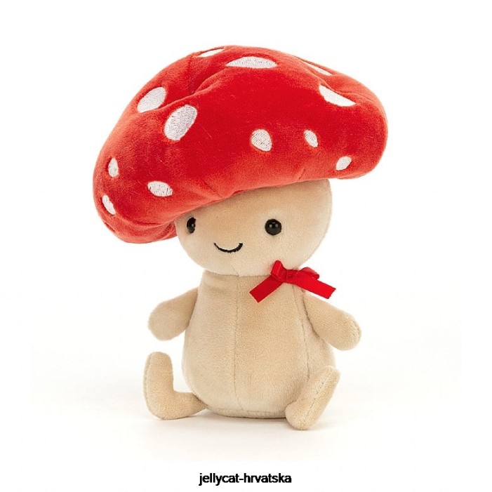 Jellycat zabavan tip robbie red 629 igračka