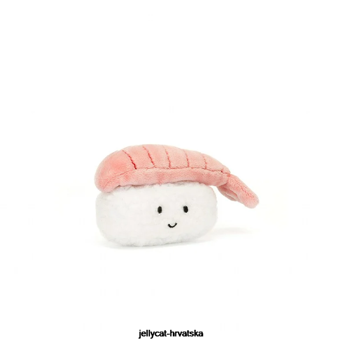 Jellycat drski sushi nigiri ružičasti i bijeli 647 igračka