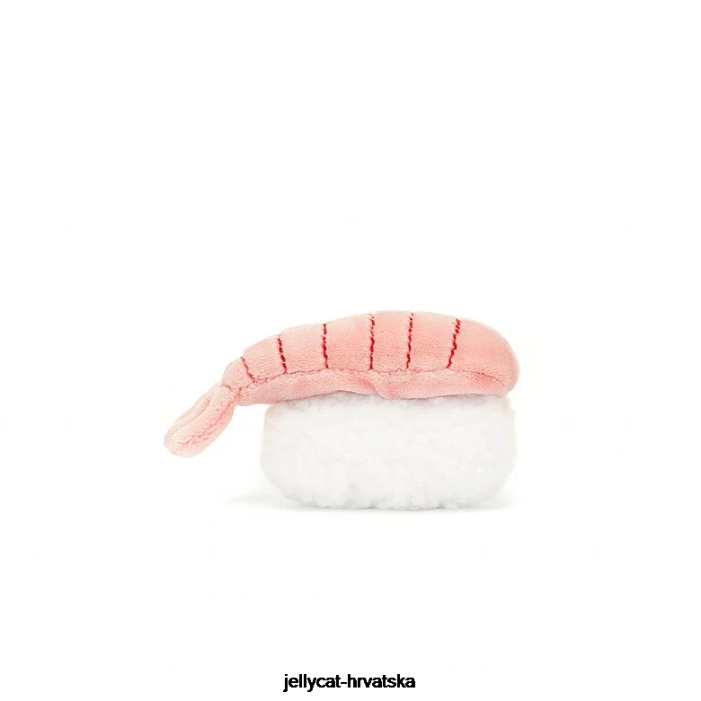 Jellycat drski sushi nigiri ružičasti i bijeli 647 igračka