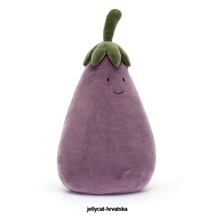 Jellycat živahno povrće patlidžan ljubičasta 246 igračka